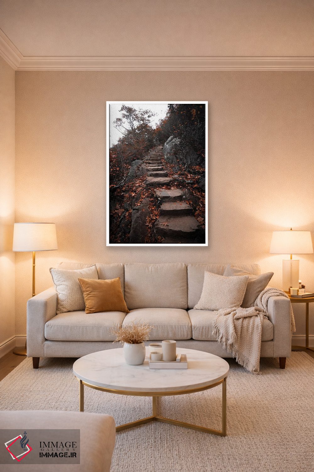 تابلو دکوراتیو مسیر پاییزی اثر لوکاس مور - D3W