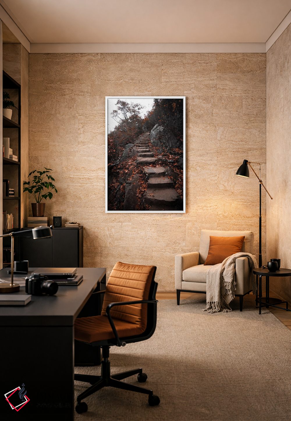 تابلو دکوراتیو مسیر پاییزی اثر لوکاس مور - D6W