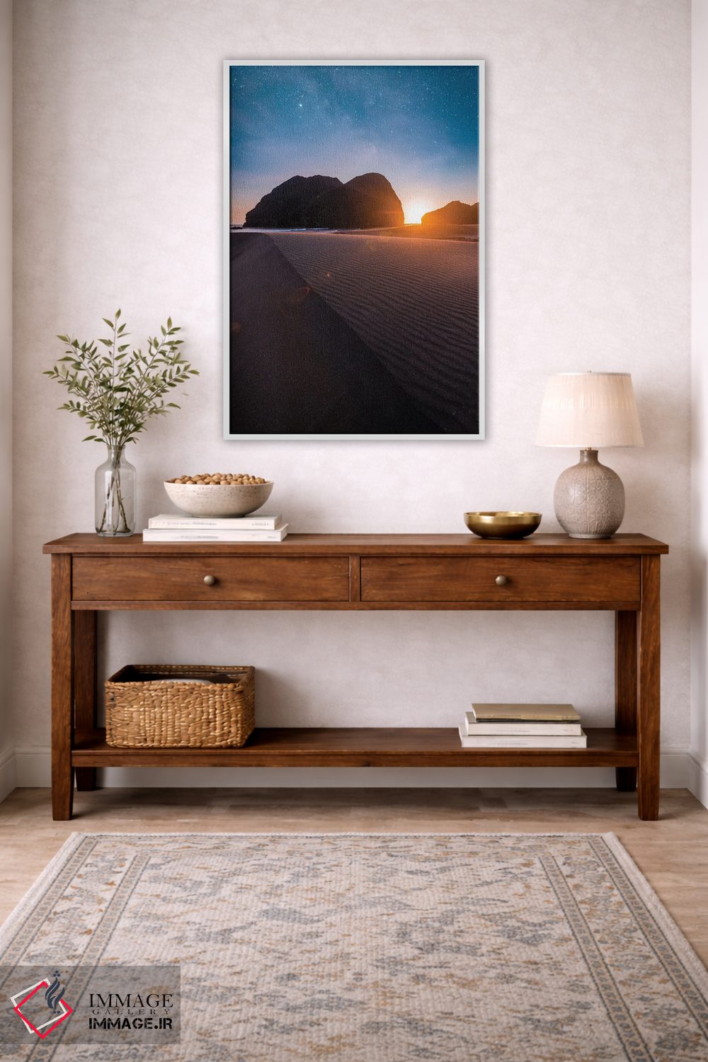 تابلو دکوراتیو روز و شب اثر لوکاس مور - D3W