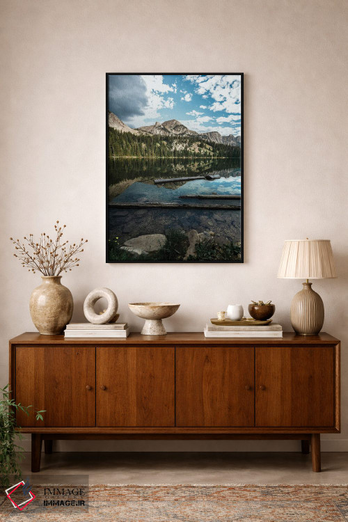 تابلو دکوراتیو بازتاب دریاچه پریان اثر لوکاس مور - D1B