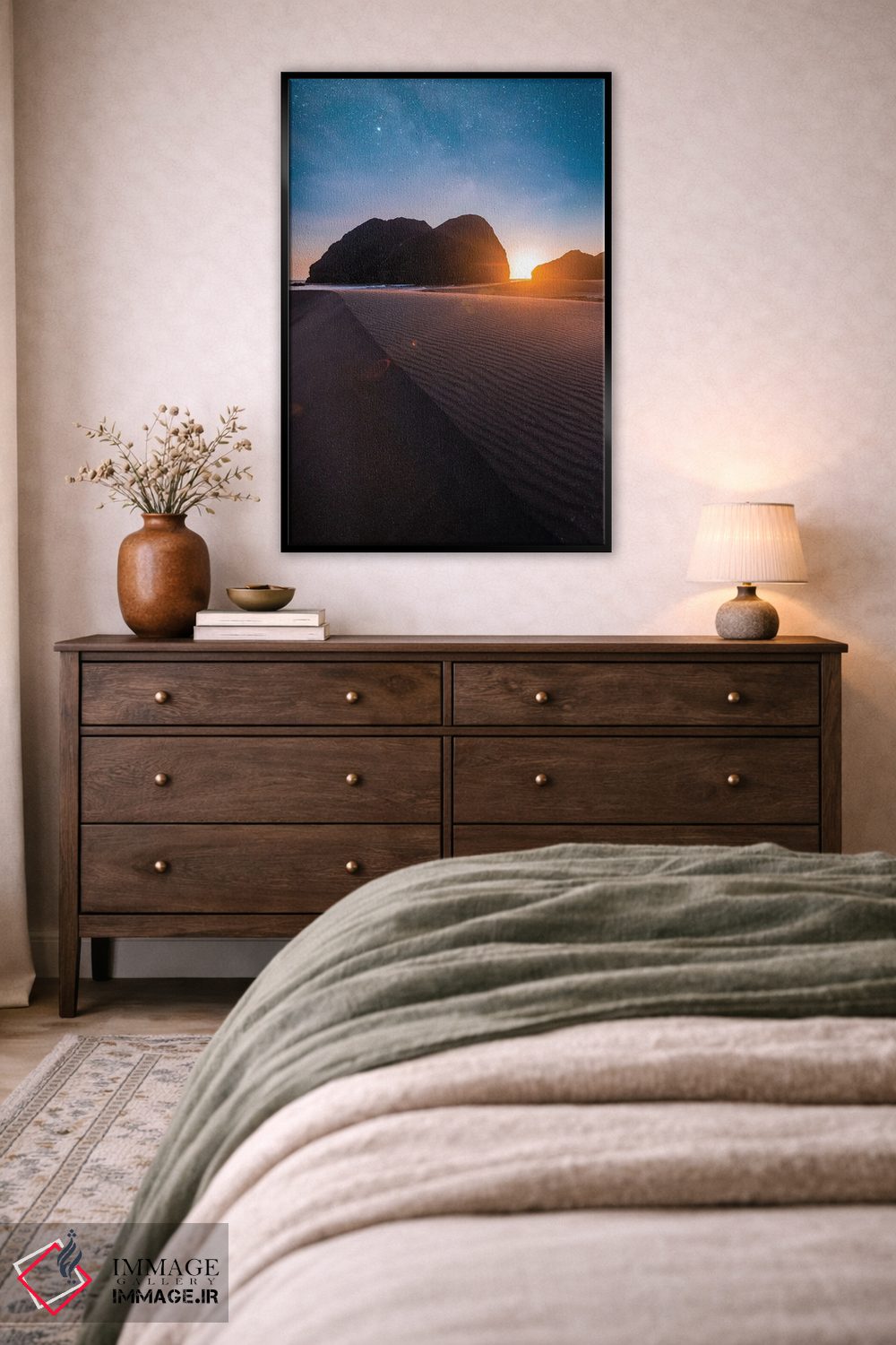 تابلو دکوراتیو روز و شب اثر لوکاس مور - D5B