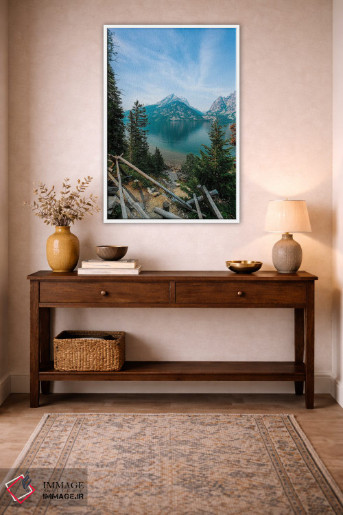 تابلو دکوراتیو دریاچه جنی اثر لوکاس مور - D2W