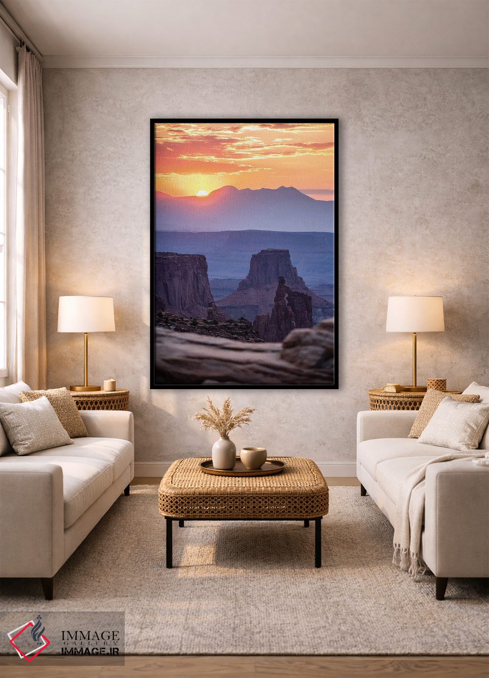 تابلو دکوراتیو برخاستن اثر لوکاس مور - D2B