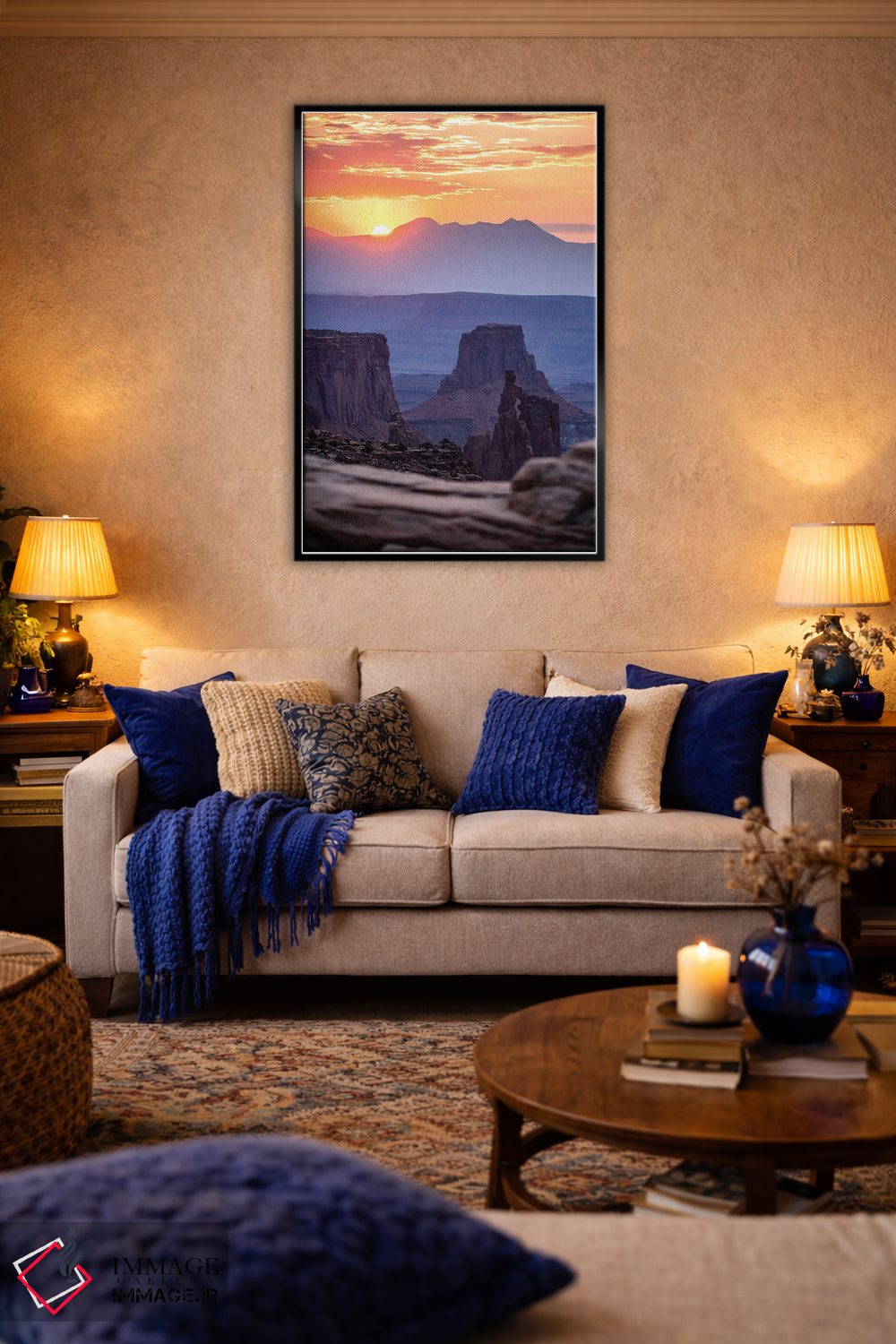 تابلو دکوراتیو برخاستن اثر لوکاس مور - D4B