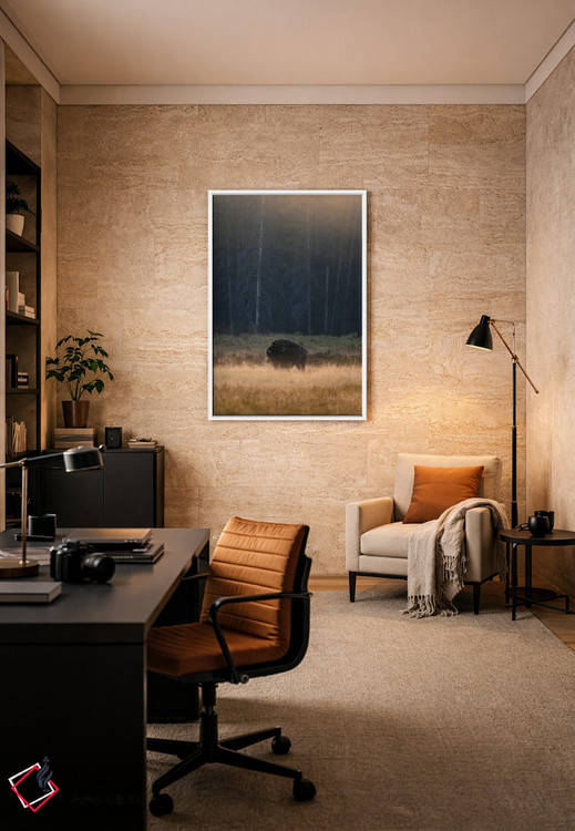 تابلو دکوراتیو چریدن صبحگاهی اثر لوکاس مور - D5W