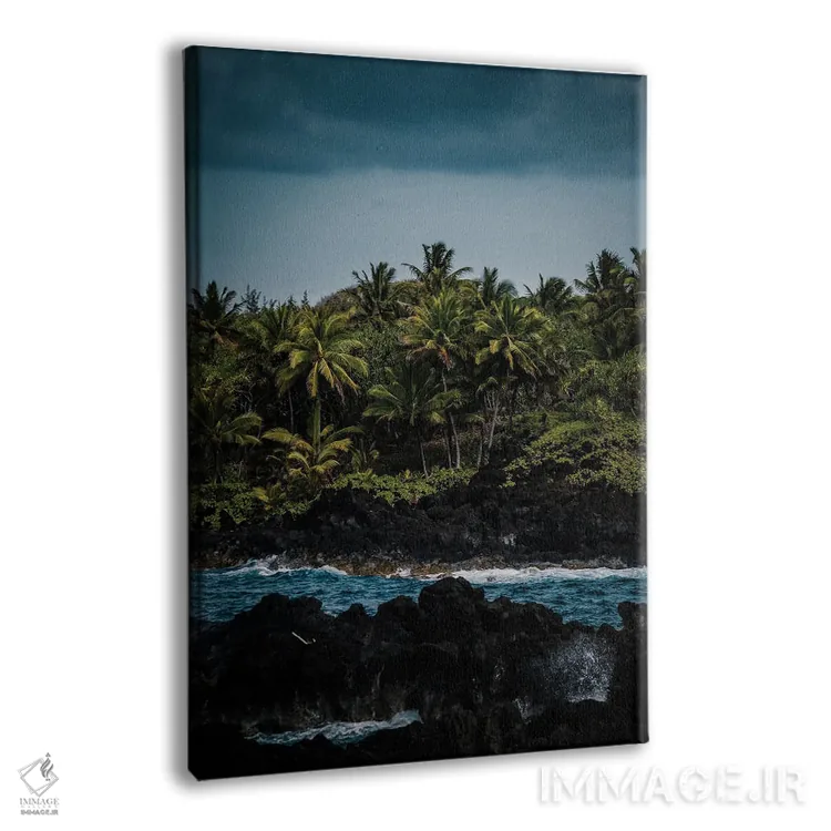 تابلو دکوراتیو در کنار دریا اثر لوکاس مور - نمای پرسپکتیو محصول