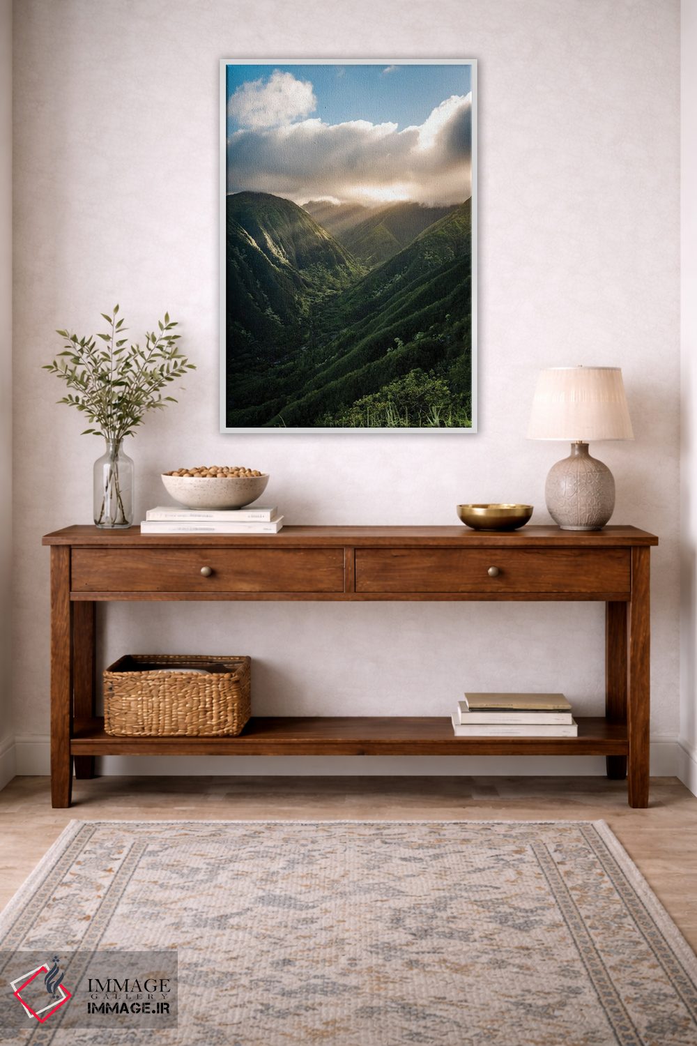 تابلو دکوراتیو دره نور اثر لوکاس مور - D2W