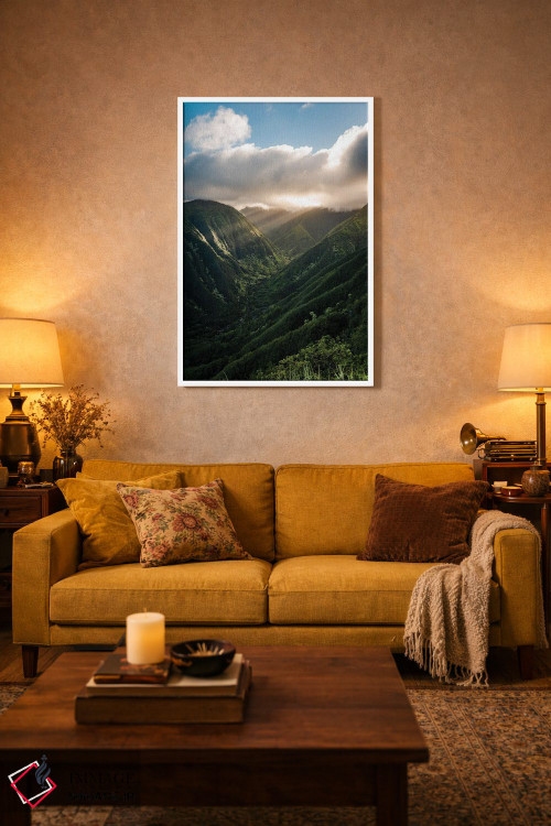 تابلو دکوراتیو دره نور اثر لوکاس مور - D4W