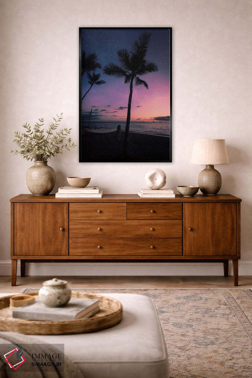 تابلو دکوراتیو شگفتی شب اثر لوکاس مور - D4B