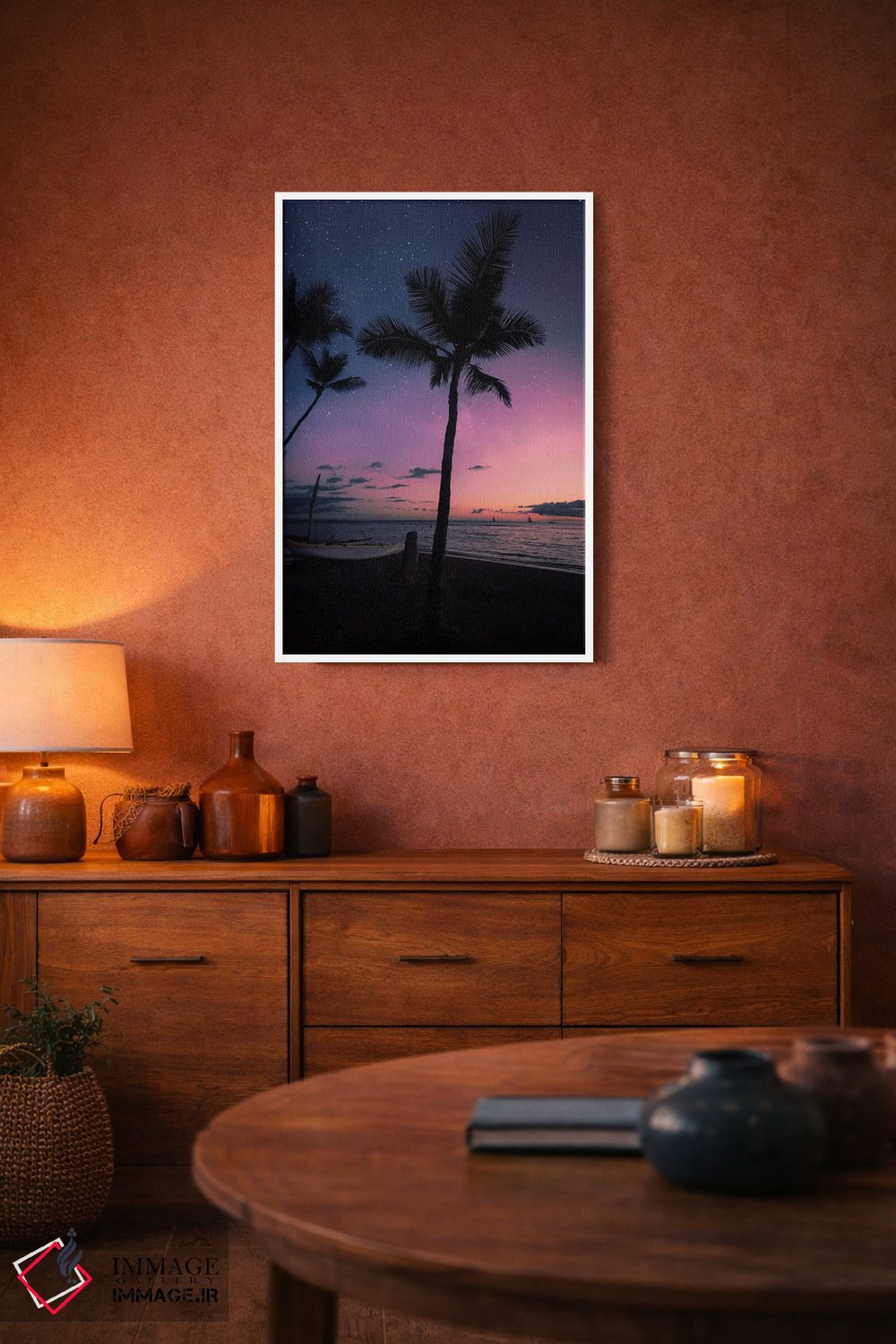 تابلو دکوراتیو شگفتی شب اثر لوکاس مور - D3W