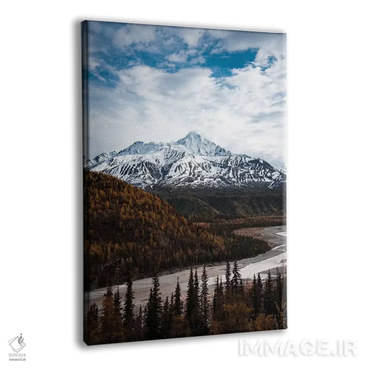 تابلو دکوراتیو پاییز آلاسکا اثر لوکاس مور - نمای پرسپکتیو محصول