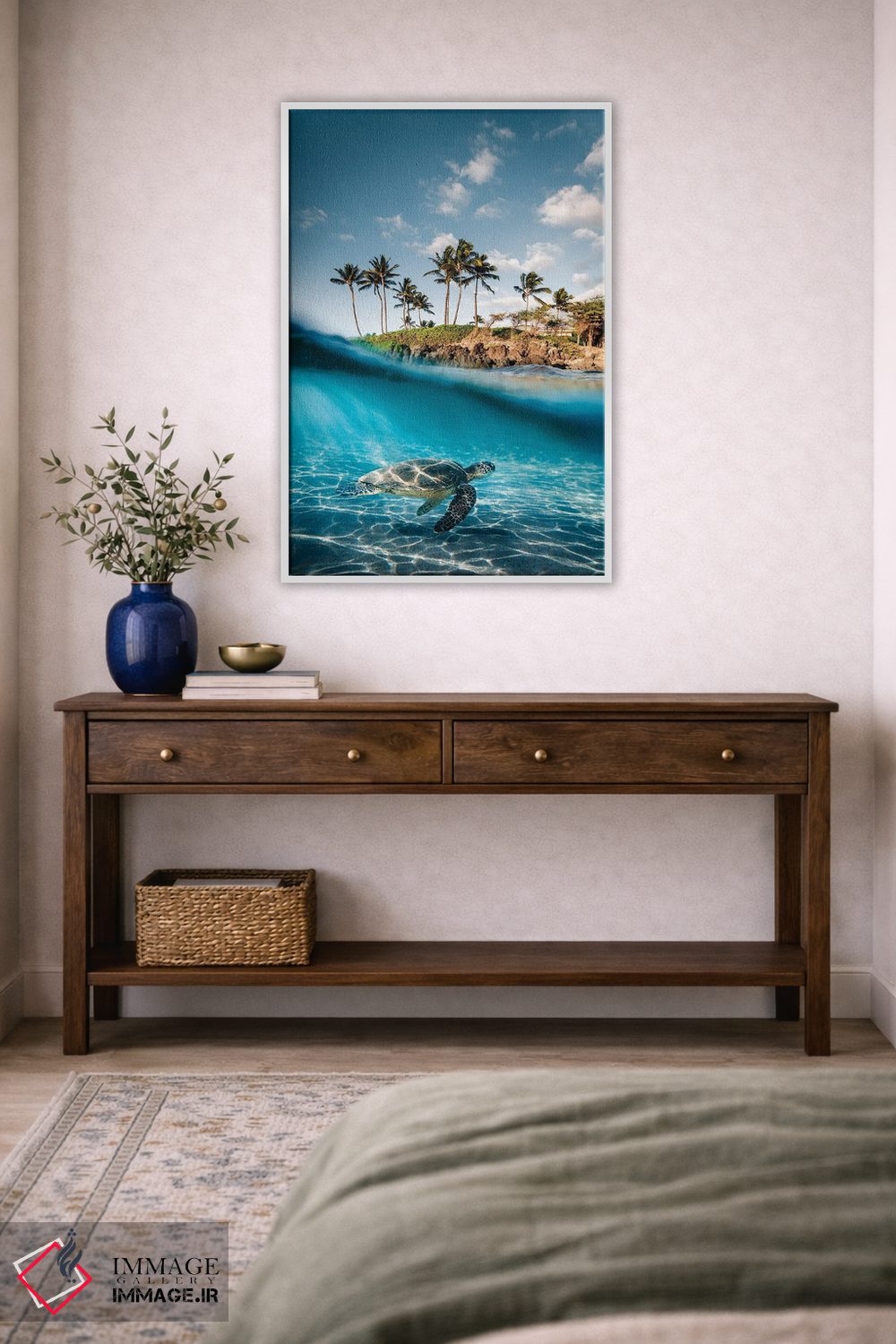 تابلو دکوراتیو از خشکی تا دریا اثر لوکاس مور - D2W