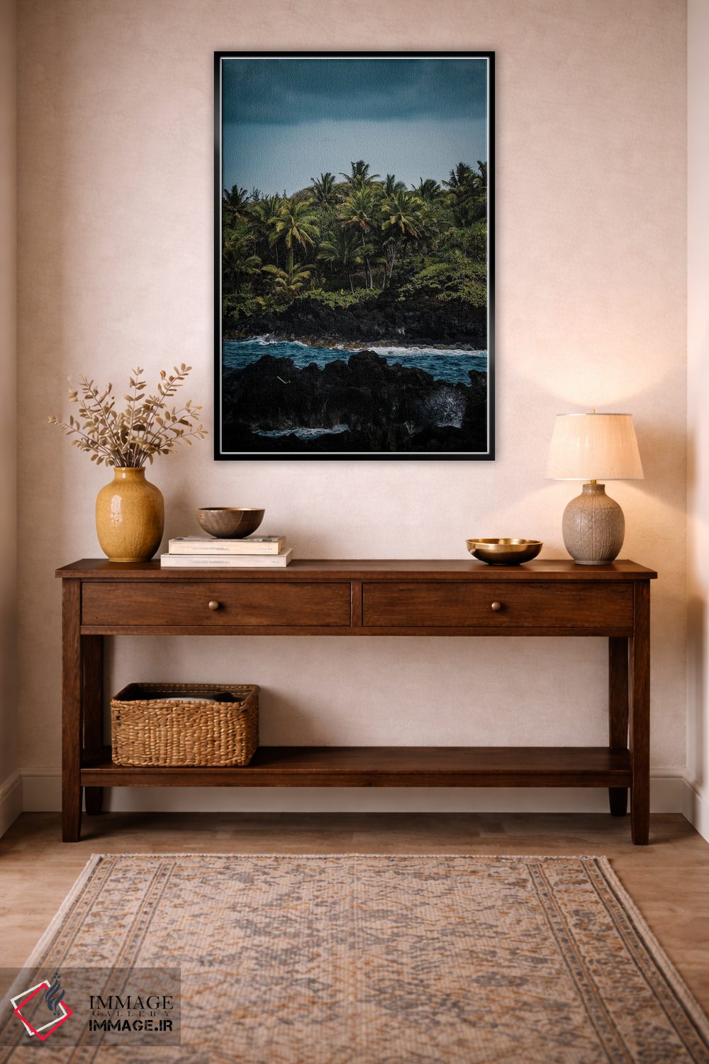 تابلو دکوراتیو در کنار دریا اثر لوکاس مور - D3B