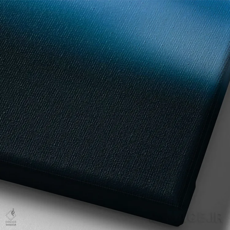 تابلو دکوراتیو آرامش اثر لوکاس مور - نمای نزدیک بافت بوم