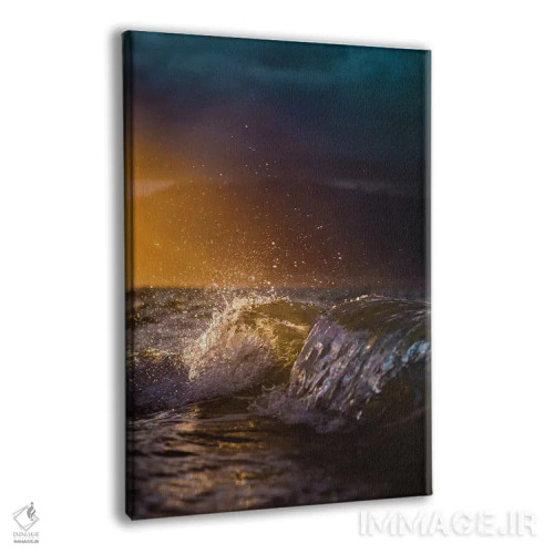 تابلو دکوراتیو پاشیدن رنگ اثر لوکاس مور - نمای پرسپکتیو محصول