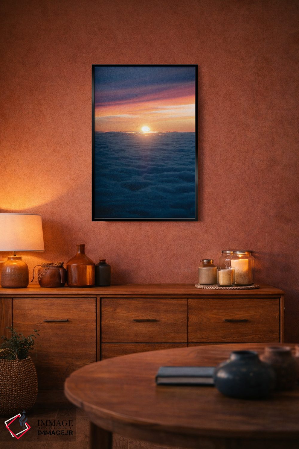 تابلو دکوراتیو در افق اثر لوکاس مور - D6B