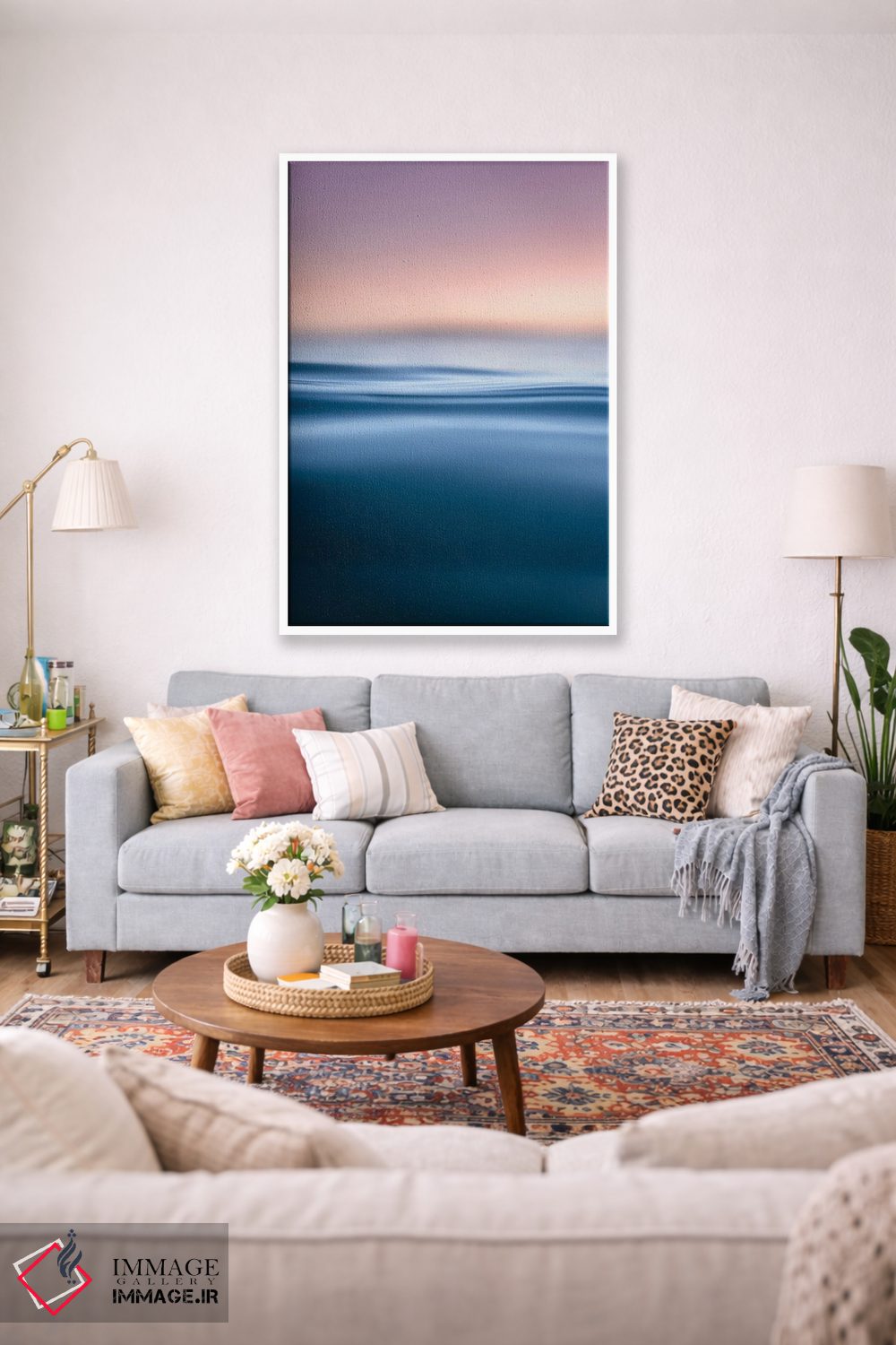تابلو دکوراتیو ابریشم دریا اثر لوکاس مور - D1W