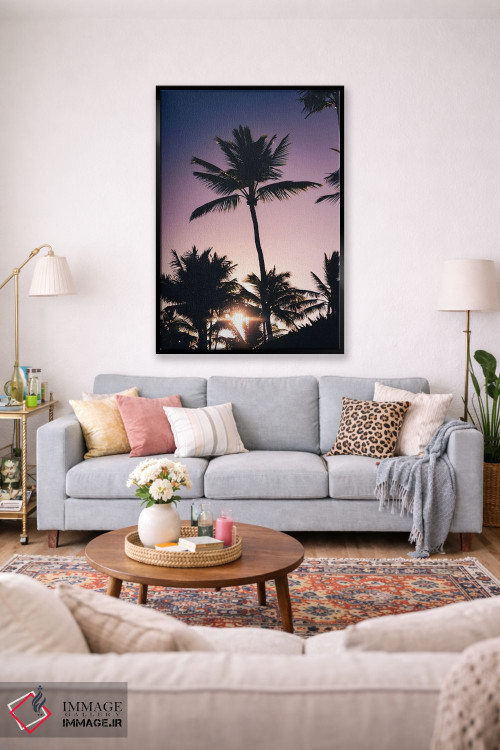 تابلو دکوراتیو رنگ های صبحگاهی اثر لوکاس مور - D1B