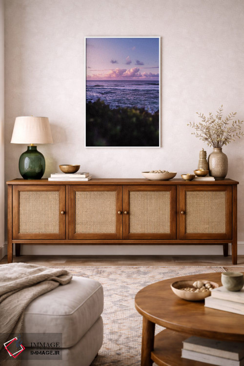 تابلو دکوراتیو غروب خیال انگیز اثر لوکاس مور - D3W