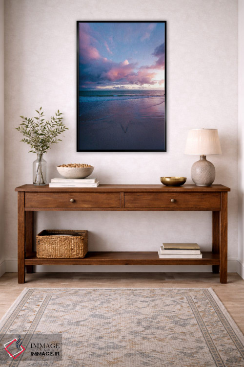 تابلو دکوراتیو طلوع ساحل مائوئی اثر لوکاس مور - D5B