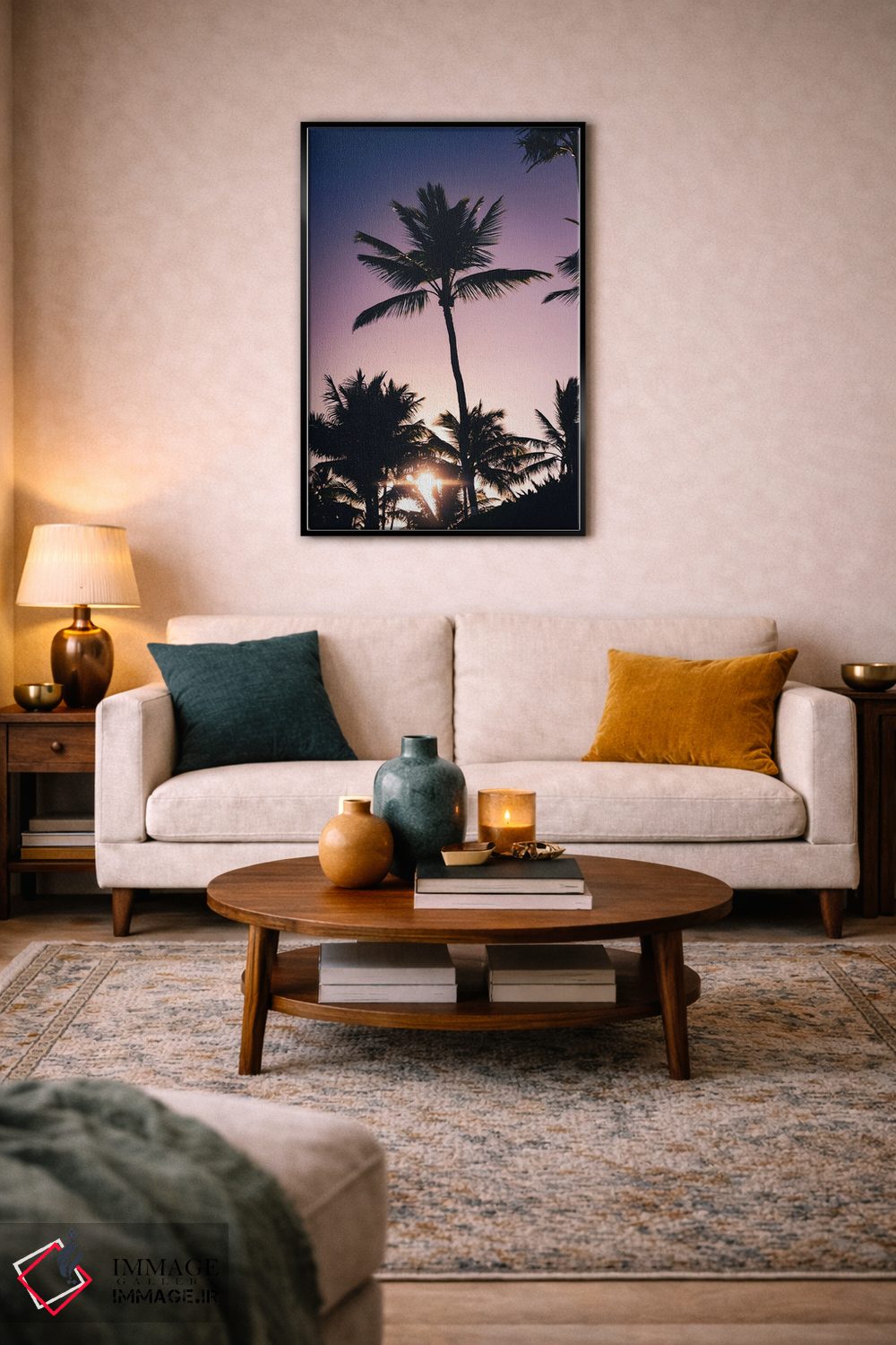 تابلو دکوراتیو رنگ های صبحگاهی اثر لوکاس مور - D4B