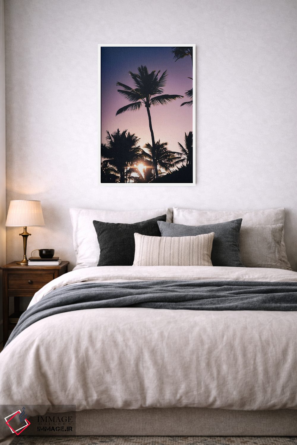 تابلو دکوراتیو رنگ های صبحگاهی اثر لوکاس مور - D6W