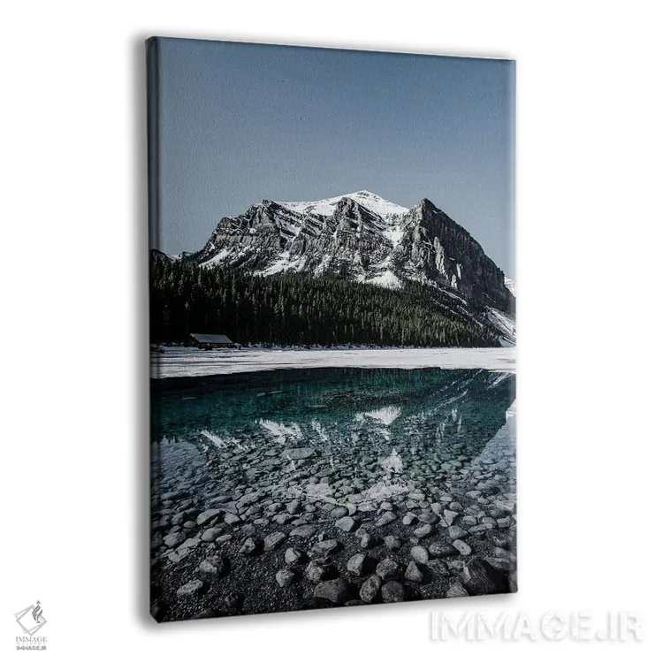 تابلو دکوراتیو انعکاس دریاچه لوئیز اثر لوکاس مور - نمای پرسپکتیو محصول