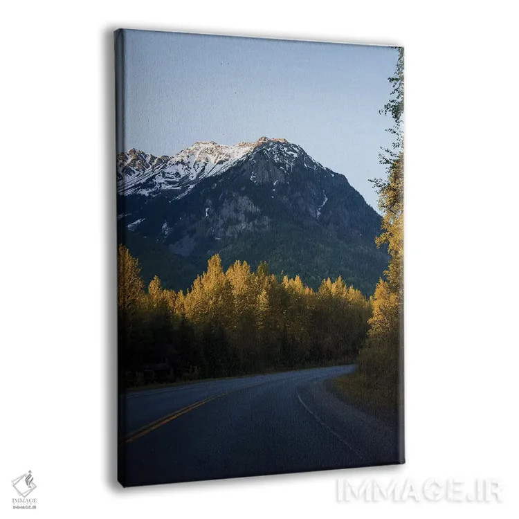 تابلو دکوراتیو رانندگی منظره دار اثر لوکاس مور - نمای پرسپکتیو محصول