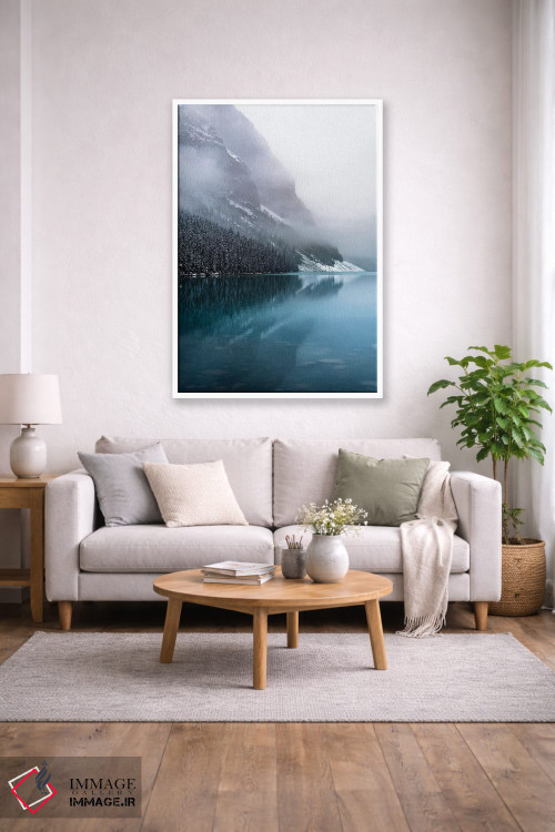 تابلو دکوراتیو انعکاس مه آلود اثر لوکاس مور - D1W