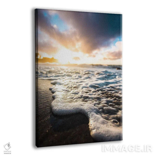تابلو دکوراتیو طلوع فوم دریا اثر لوکاس مور - نمای پرسپکتیو محصول