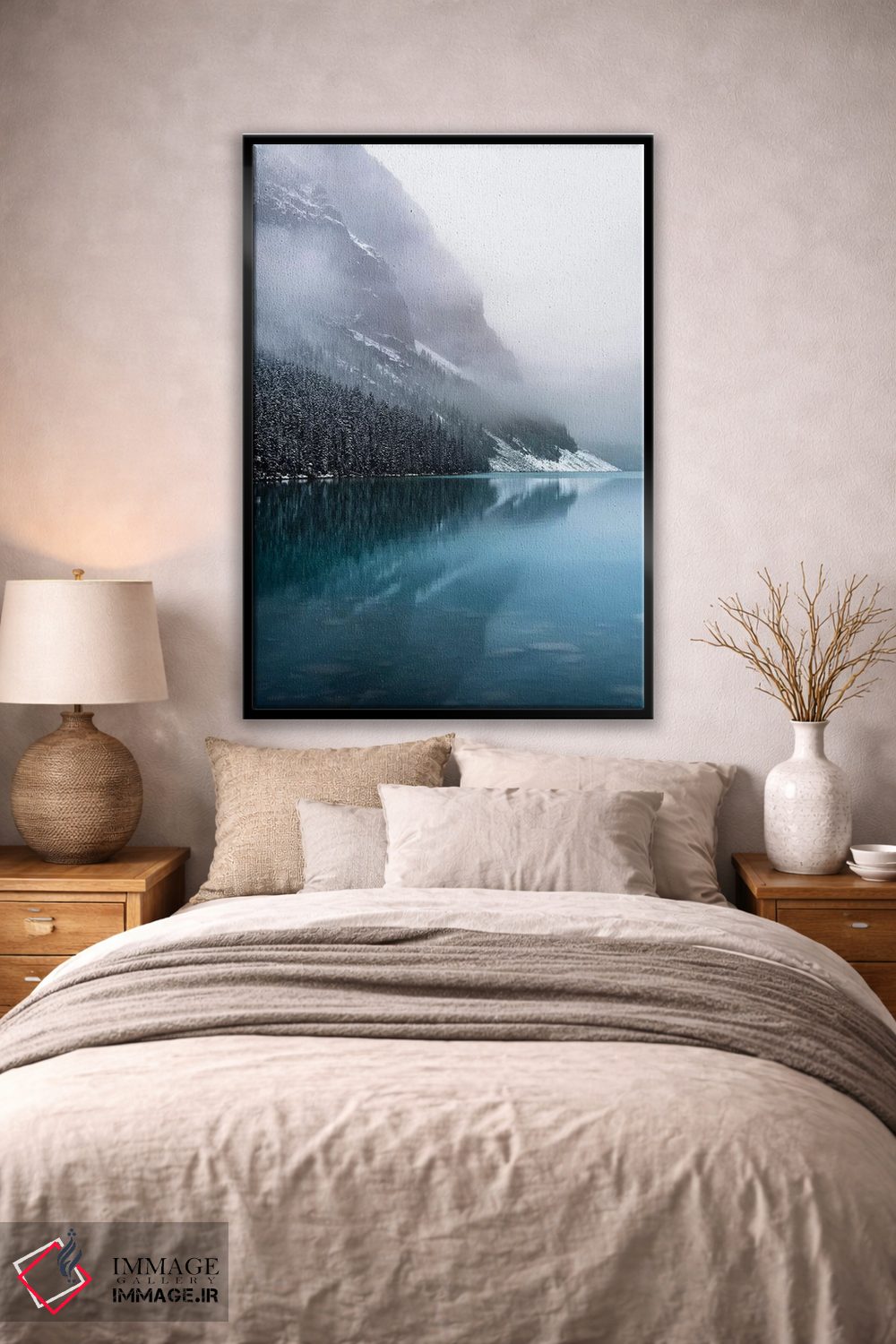 تابلو دکوراتیو انعکاس مه آلود اثر لوکاس مور - D3B