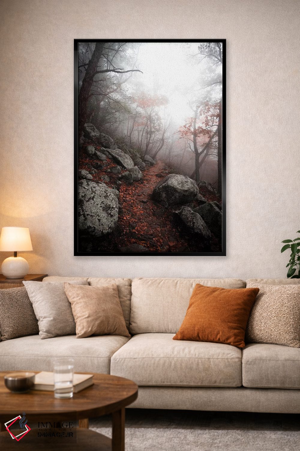 تابلو دکوراتیو جنگل اسرارآمیز اثر لوکاس مور - D1B