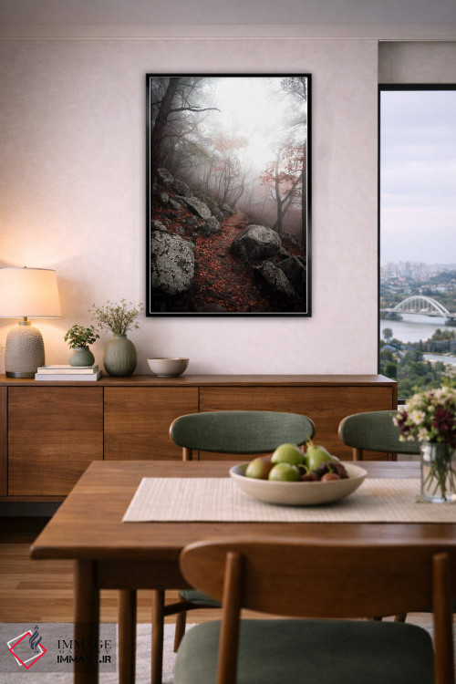 تابلو دکوراتیو جنگل اسرارآمیز اثر لوکاس مور - D6B