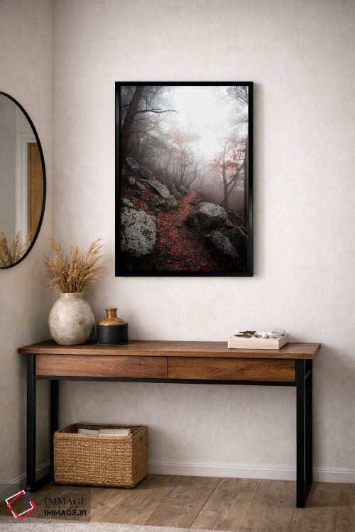 تابلو دکوراتیو جنگل اسرارآمیز اثر لوکاس مور - D5B