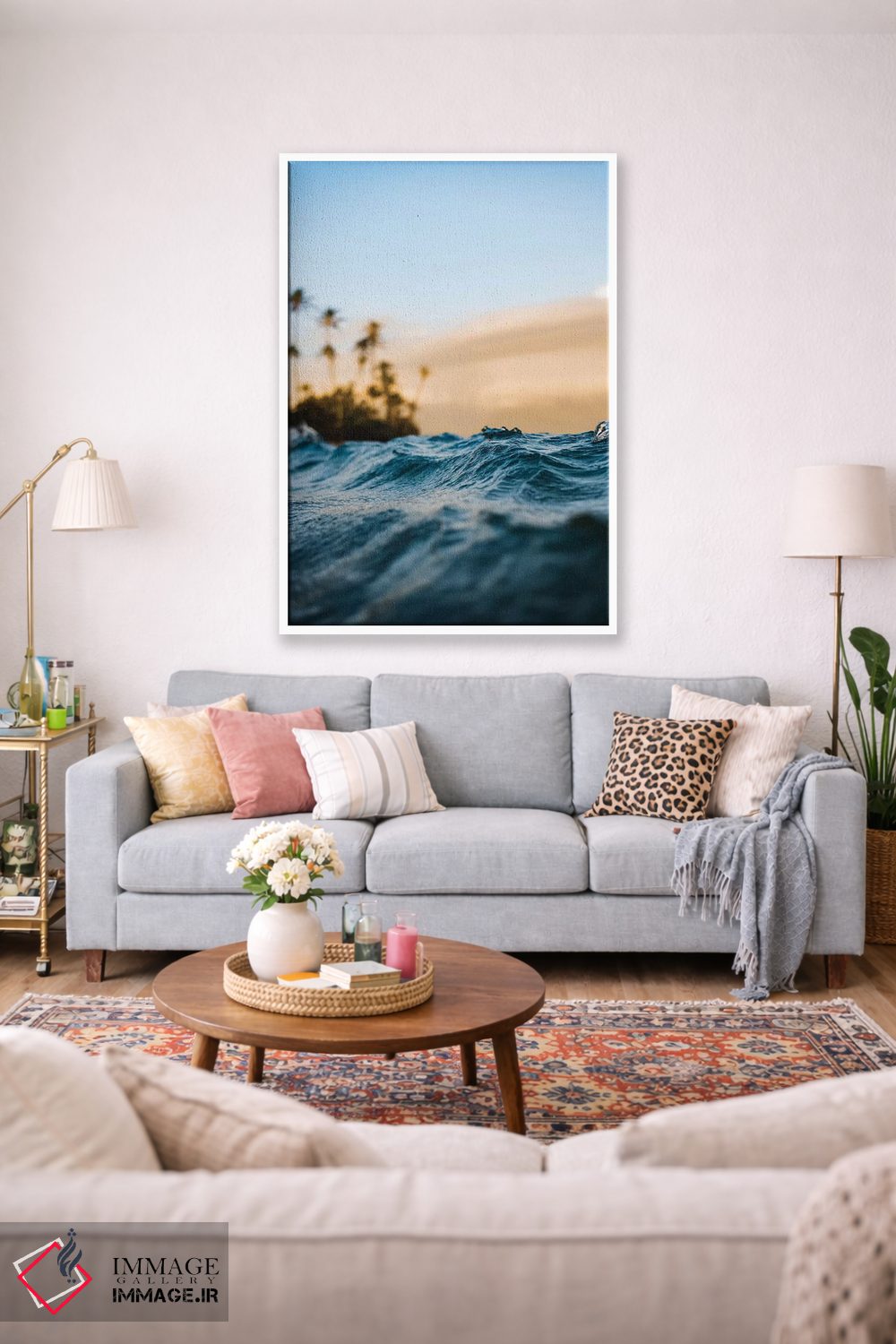تابلو دکوراتیو در دریا اثر لوکاس مور - D1W