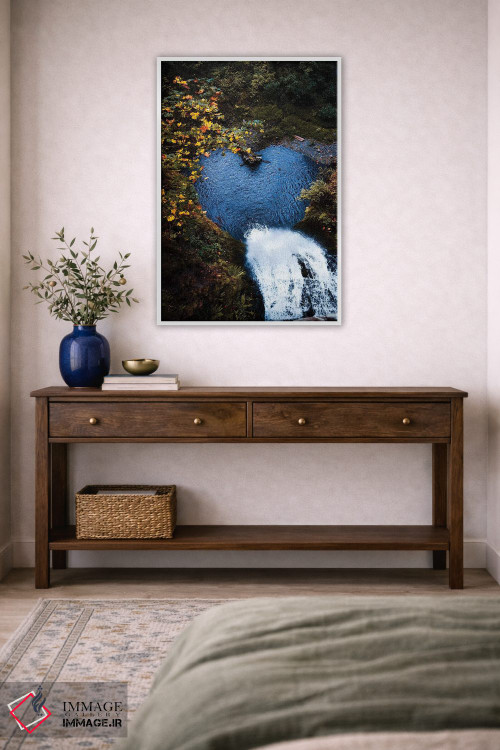 تابلو دکوراتیو عشق به طبیعت اثر لوکاس مور - D3W