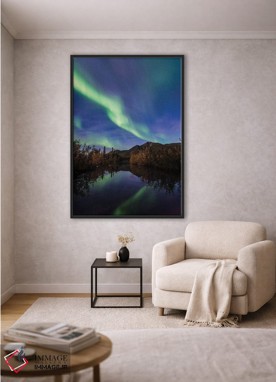 تابلو دکوراتیو انعکاس شفق قطبی اثر لوکاس مور - D2B