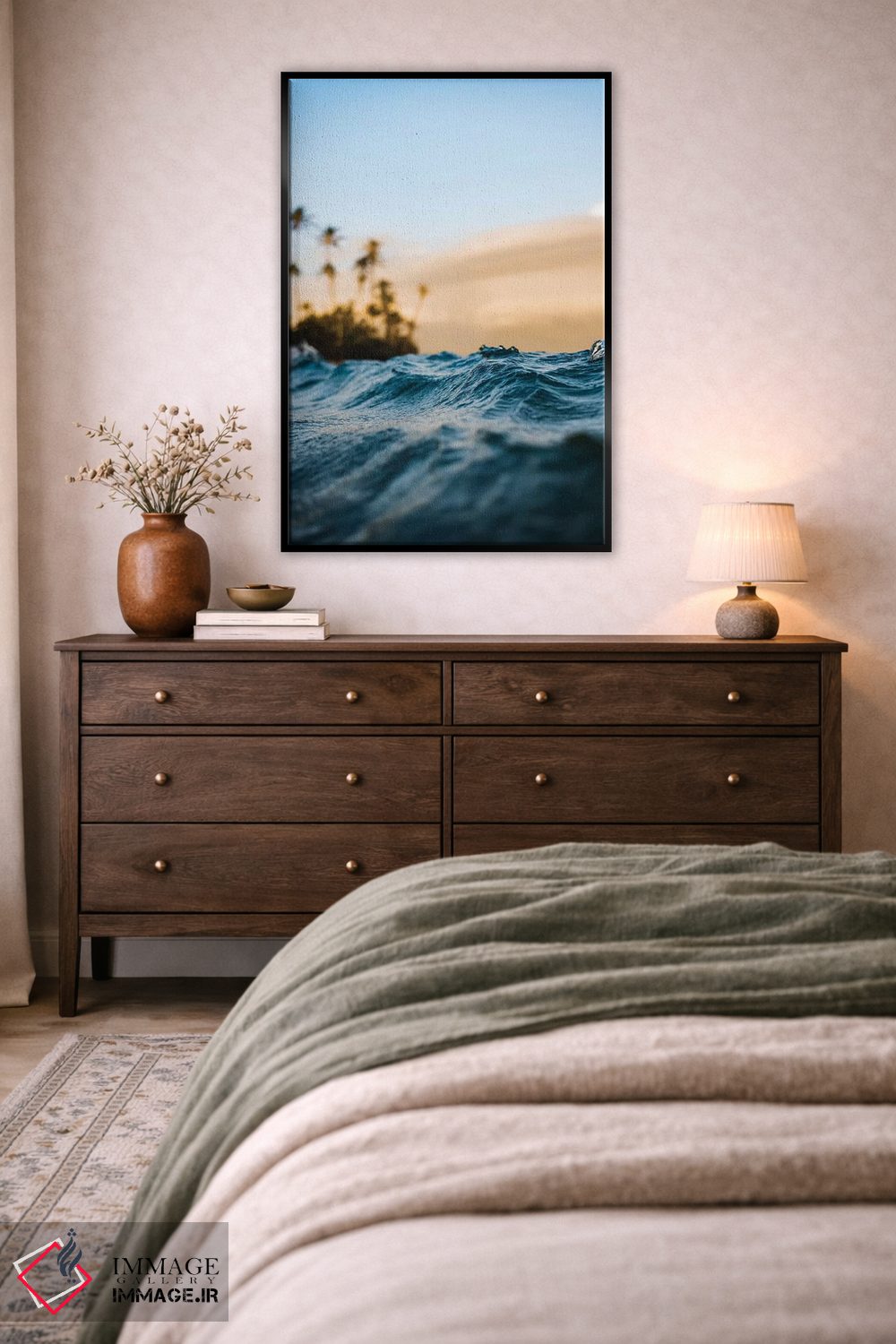 تابلو دکوراتیو در دریا اثر لوکاس مور - D5B