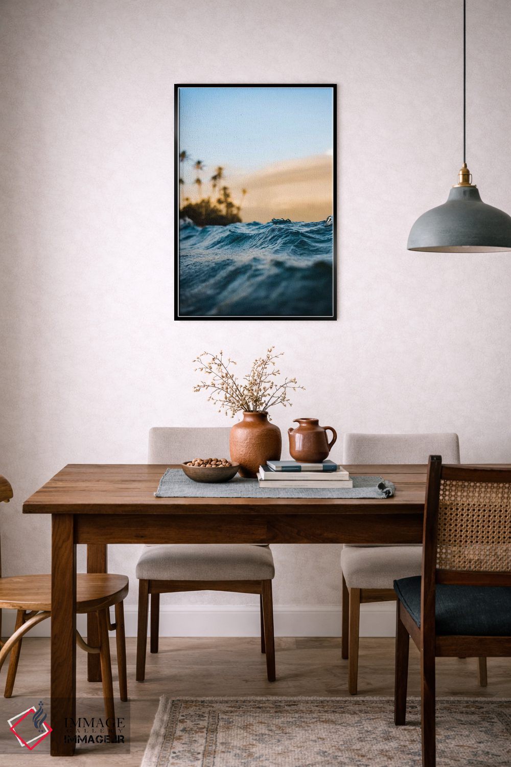 تابلو دکوراتیو در دریا اثر لوکاس مور - D6B