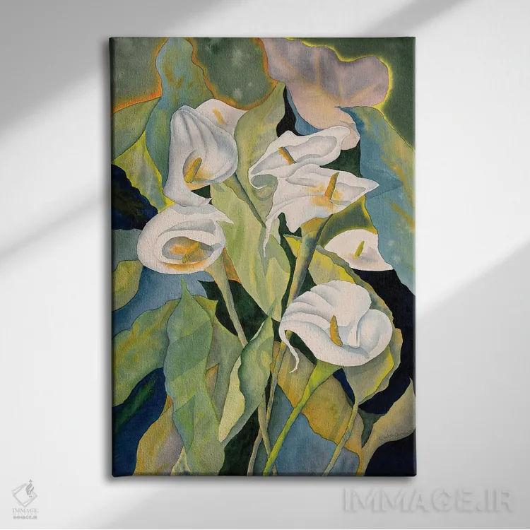 تابلو دکوراتیو کالاها اثر لیز کاوینگتون - نمای روبهرو روی دیوار