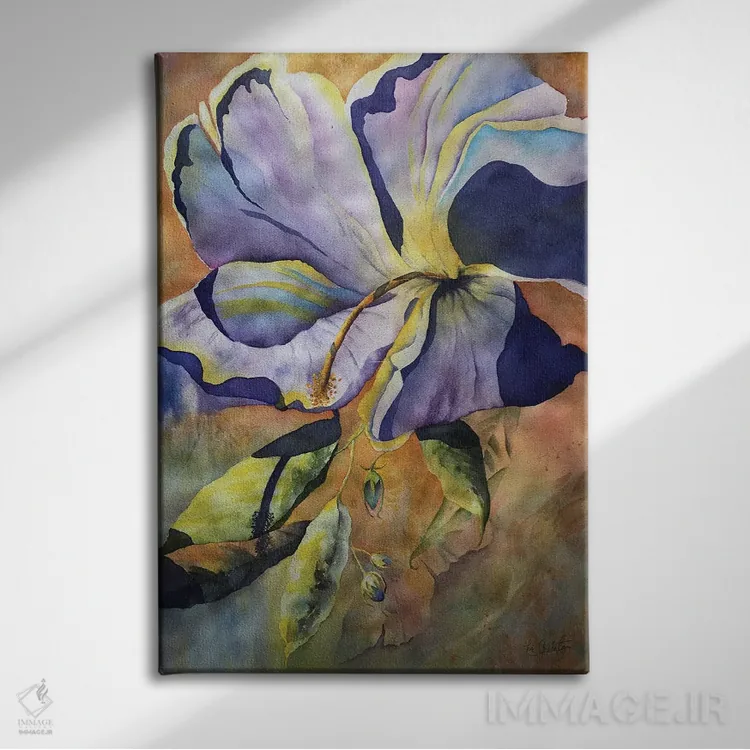 تابلو دکوراتیو شکوفه اثر لیز کاوینگتون - نمای روبهرو روی دیوار