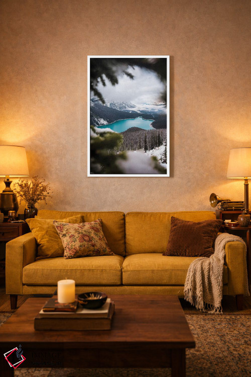 تابلو دکوراتیو میان درختان اثر لوکاس مور - D1W