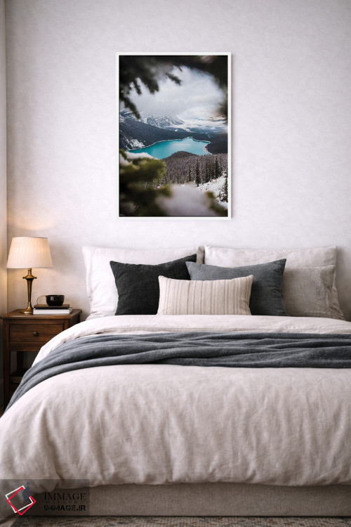 تابلو دکوراتیو میان درختان اثر لوکاس مور - D4W