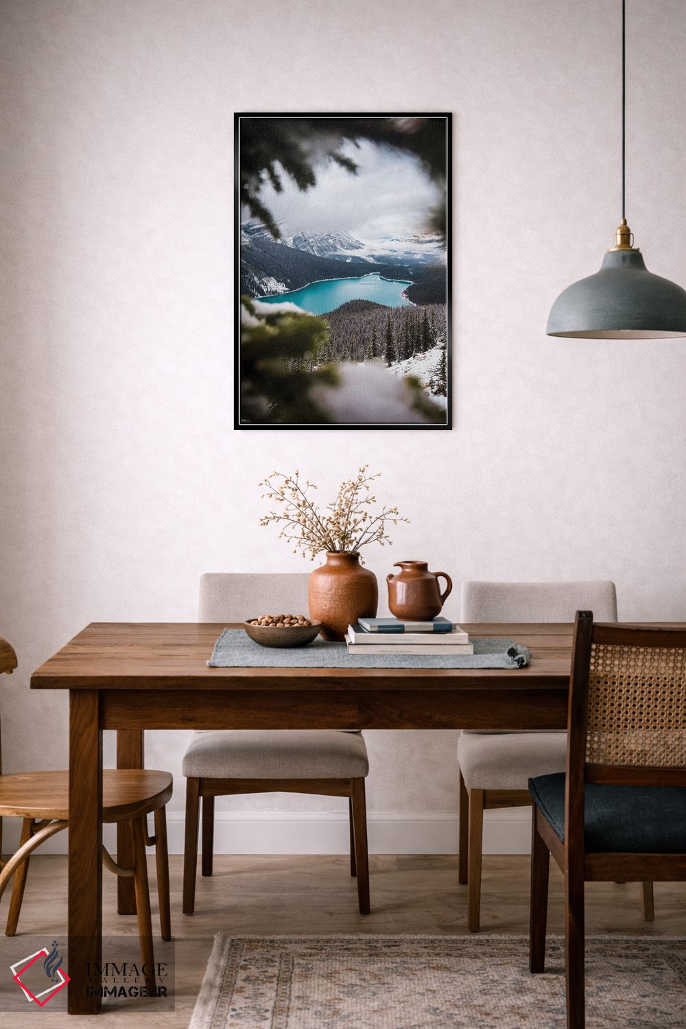 تابلو دکوراتیو میان درختان اثر لوکاس مور - D5B