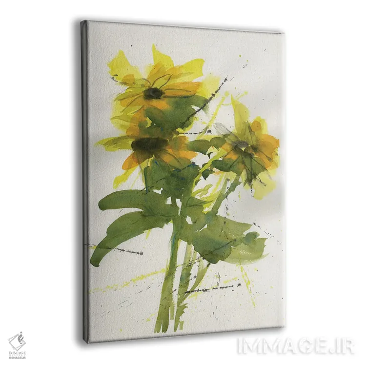 تابلو انتزاعی میناها اثر لیز کاوینگتون - نمای پرسپکتیو محصول