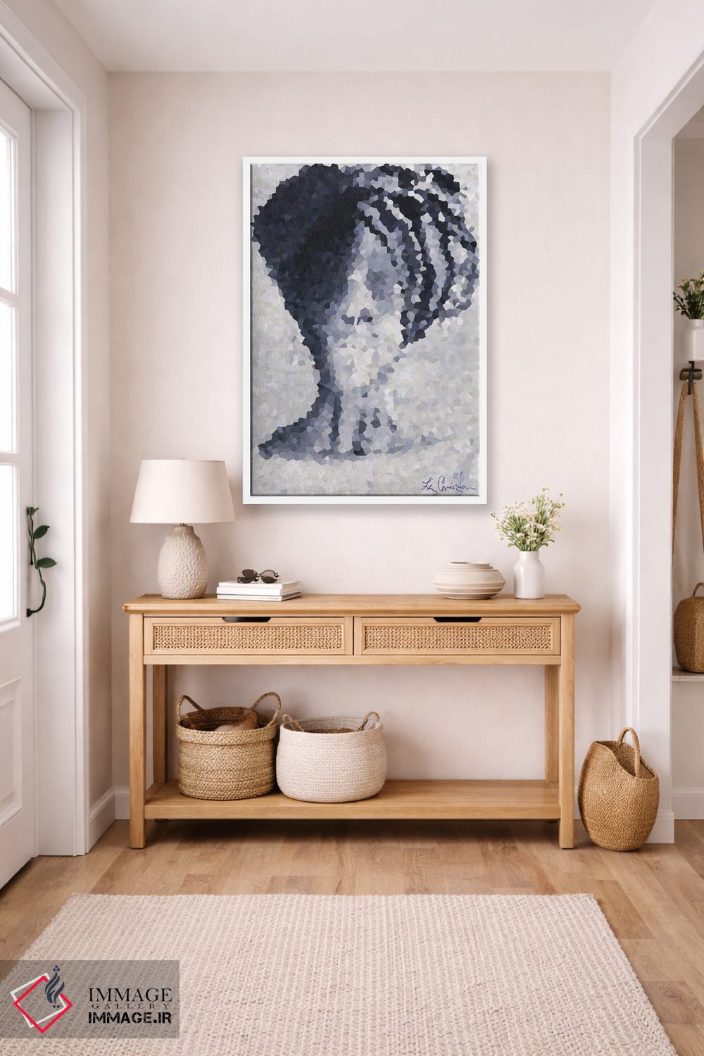 تابلو دکوراتیو ملکه آفریقایی اثر لیز کاوینگتون - D5W