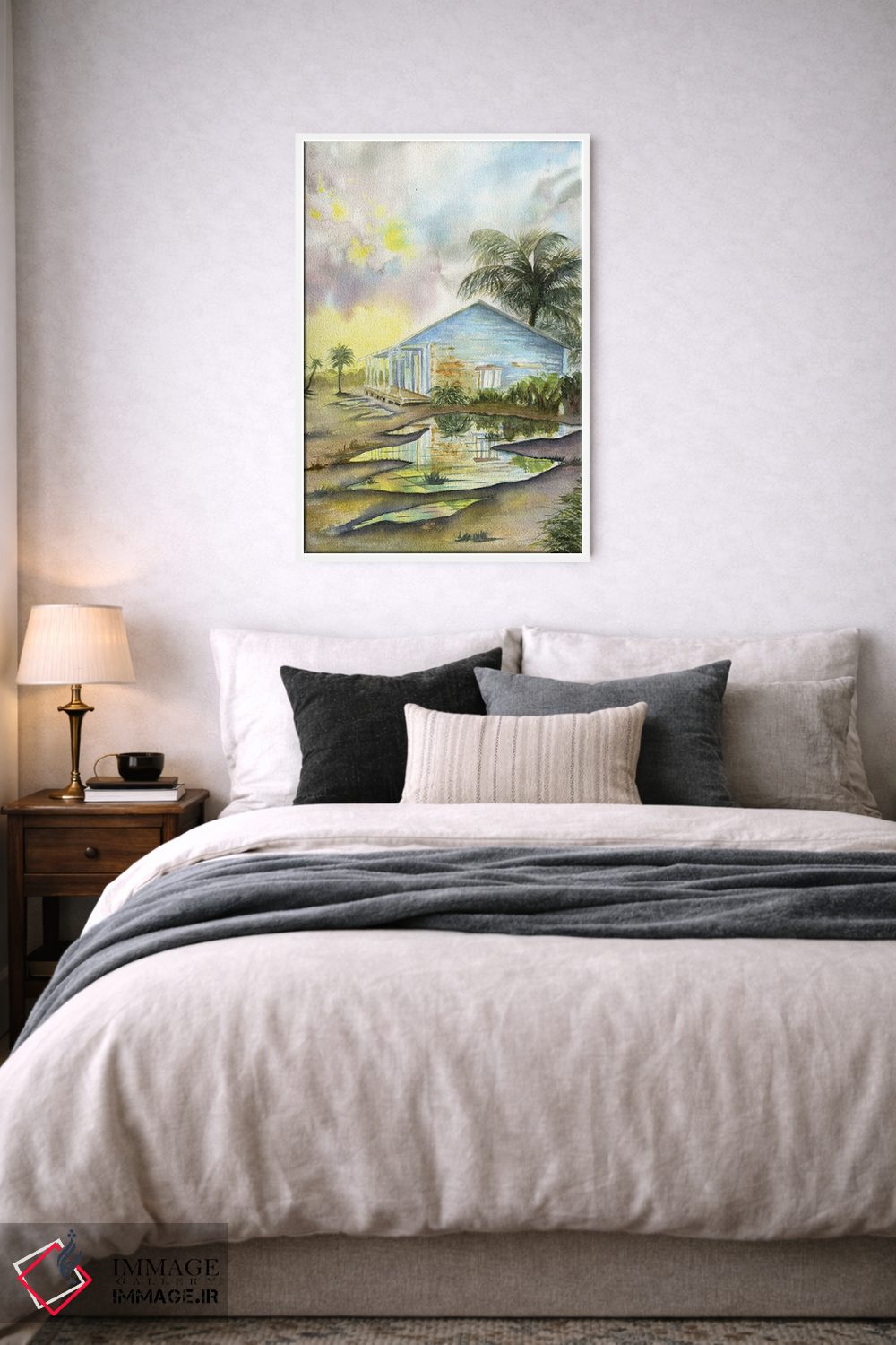 تابلو دکوراتیو غروب کارائیب اثر لیز کاوینگتون - D4W