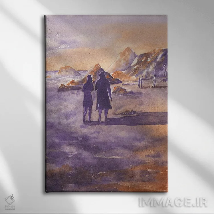 تابلو دکوراتیو ساحل ایالتی ال ماتادور اثر لیز کاوینگتون - نمای روبهرو روی دیوار