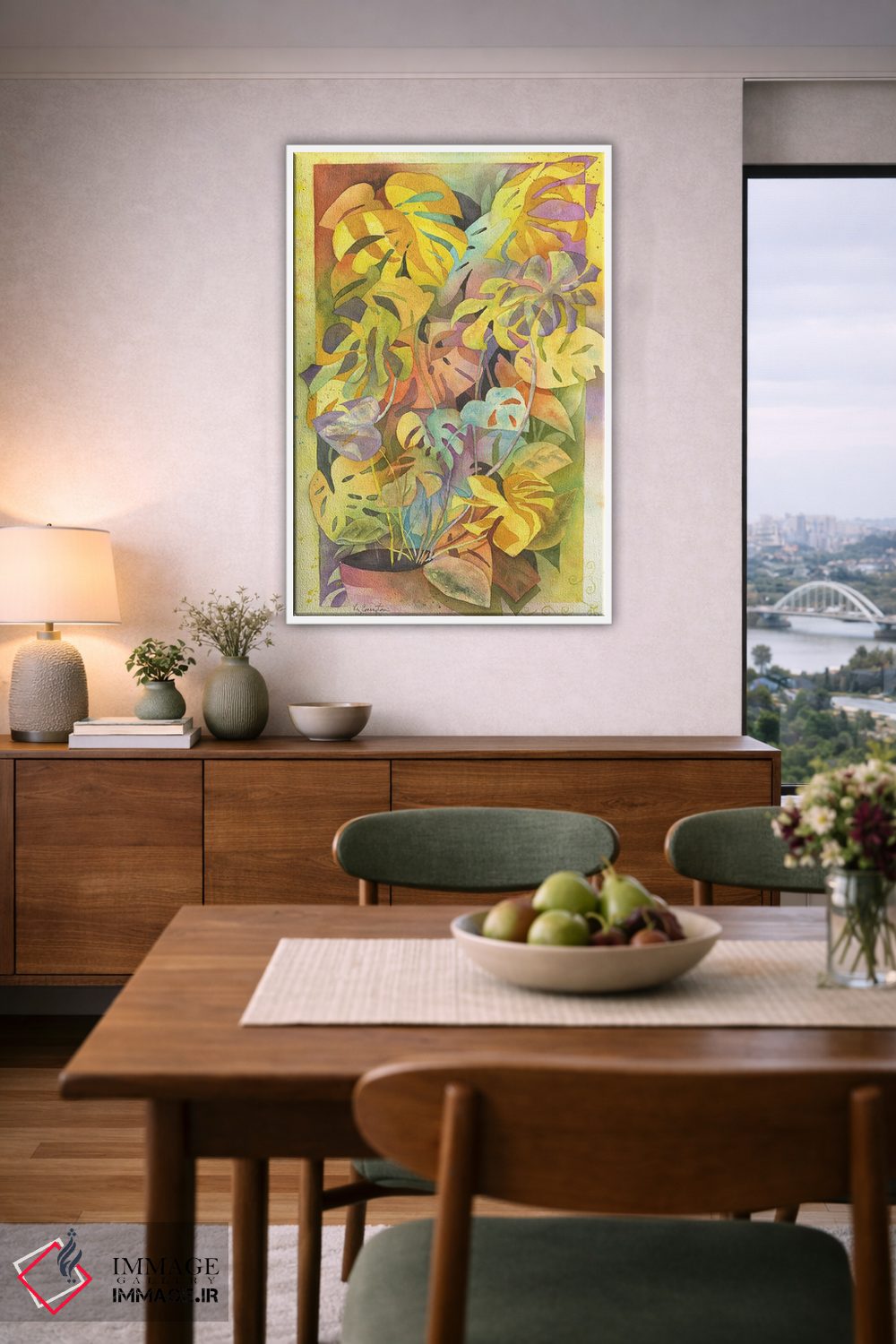 تابلو دکوراتیو جشن اثر لیز کاوینگتون - D6W