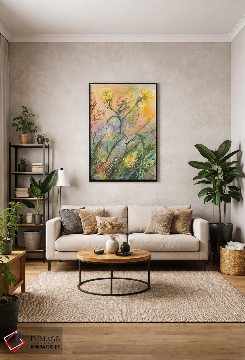 تابلو دکوراتیو قاصدک ها اثر لیز کاوینگتون - D1B